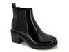 Gemma Chelsea Bootie Black Patent Synthetic view