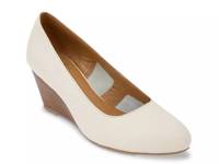 Khloe Wedge Pump Off White view