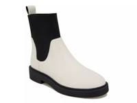 Violet Bootie Off White/Black Leather view