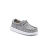Wally Slip-On Sneaker - Kids' Dark Grey/Light Grey Space-Dye view