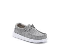 Wally Slip-On Sneaker - Kids' Dark Grey/Light Grey Space-Dye view