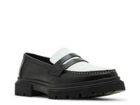 Zeb Penny Loafer - Men's Black/White view