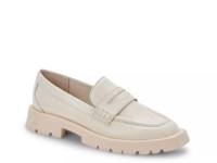 Elias Loafer Ivory Embossed Leather view