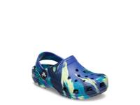Classic Marbled Clog - Kids' Navy view