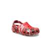 Classic Marbled Clog - Kids' Grey/Red view