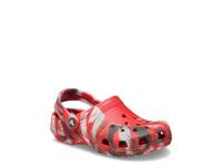 Classic Marbled Clog - Kids' Grey/Red view