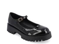 Kamie Mary Jane Loafer Black Patent Synthetic view