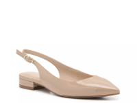 Olicia Flat Beige Patent Synthetic view