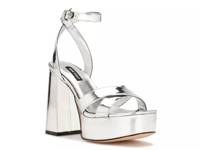 Joya Platform Sandal Silver Metallic view