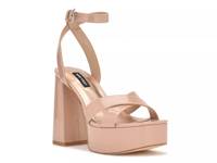 Joya Platform Sandal Beige view