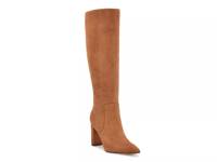 Danee Wide Calf Boot Brown Suede view