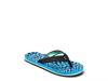 Ahi Flip Flop - Kids' Black/Blue view