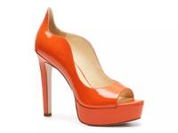 Benicia Platform Pump Orange Synthetic view