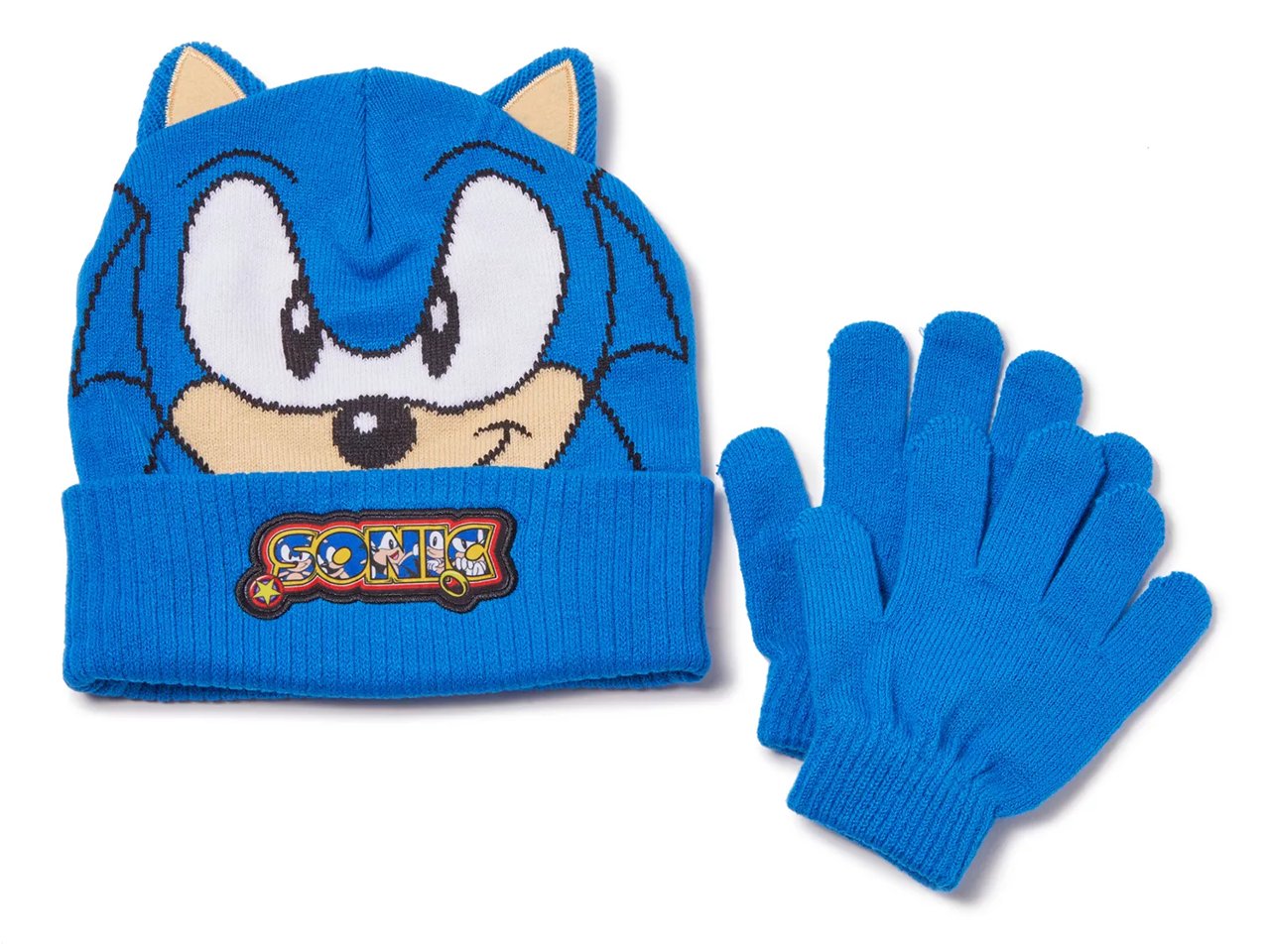 Sonic The Hedgehog Kids' Beanie & Gloves Set