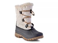 Cinch Snow Boot Off White/Navy view