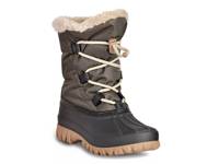 Cinch Snow Boot Dark Green view