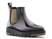 Firenze Chelsea Wedge Rain Boot Black view