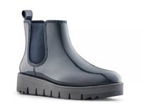 Firenze Chelsea Wedge Rain Boot Slate Blue view