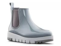 Firenze Chelsea Wedge Rain Boot Blue view