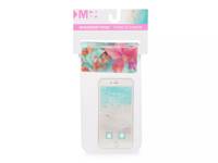 Waterproof Pouch Teal/Pink Tropical Floral Print view