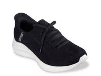 Hands Free Slip-Ins: Ultra Flex 3.0 Brilliant Path Sneaker - Women's Black/White view