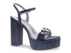 Darling Platform Sandal Blue Denim view