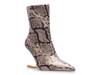 Princess Bootie Gold Metallic  Snake Print view
