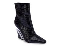 Via Bootie Black Croc Print view