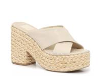 Eliana Platform Sandal Off White Synthetic view