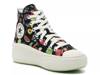 Chuck Taylor All Star Move High-Top Sneaker - Women's Black Floral Print view
