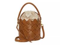Keanu Leather Bucket Bag Brown view