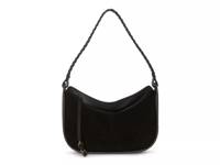 Hayes Leather Shoulder Bag Black view