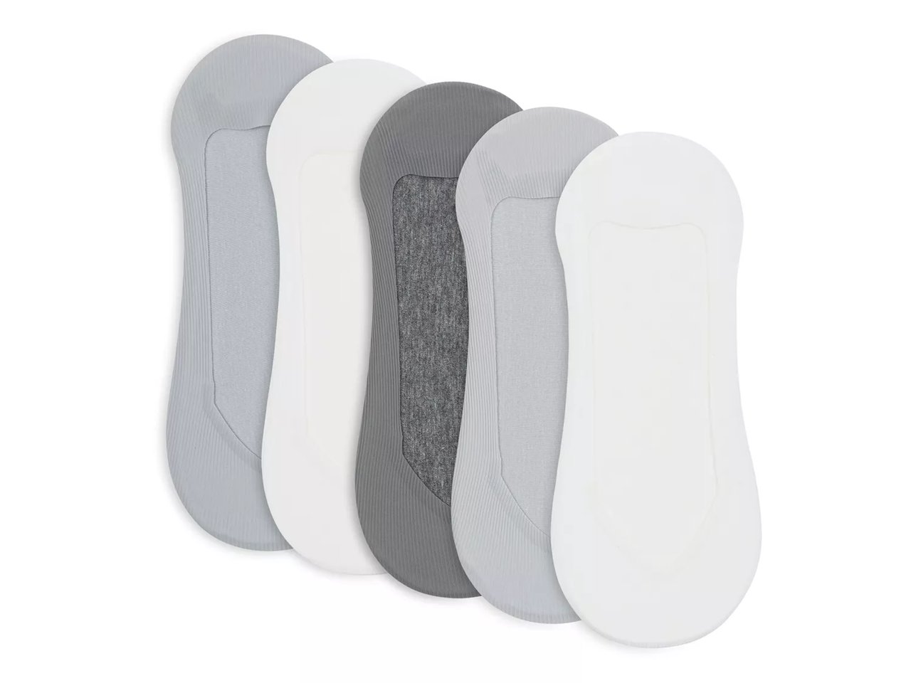 Laser-Cut Women's No Show Liners - 5 Pack