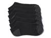 Cushioned Sport Kids' No Show Socks - 6 Pack Black view