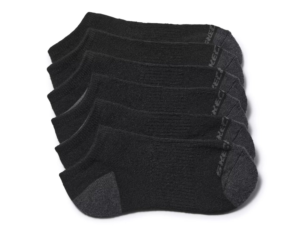 Cushioned Sport Kids' No Show Socks - 6 Pack