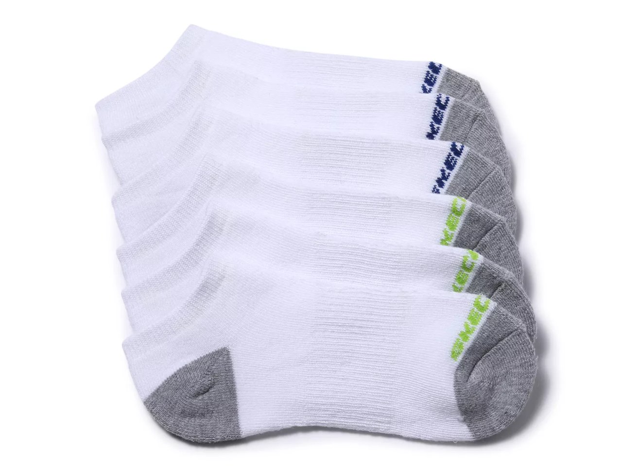 Cushioned Sport Kids' No Show Socks - 6 Pack