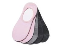 Marled Women's No Show Liners - 5 Pack Pink/Grey/Black view