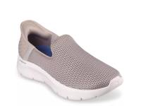 Hands Free Slip-Ins: Go Walk Flex Relish Slip-On Sneaker - Women's Stone Grey view
