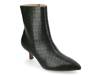 Arely Bootie Dark Green Croc Print view