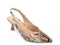 Mikoa Pump Tan Snake Print view