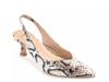 Mikoa Pump Black/White Snake Print view