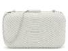Imitation Pearl & Rhinestone Clutch Silver Metallic view