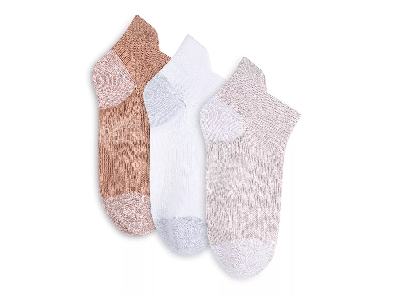 Powder Tab Women's No Show Socks - 3 Pack