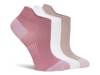 Powder Tab Women's No Show Socks - 3 Pack Pink/Cream/Taupe view