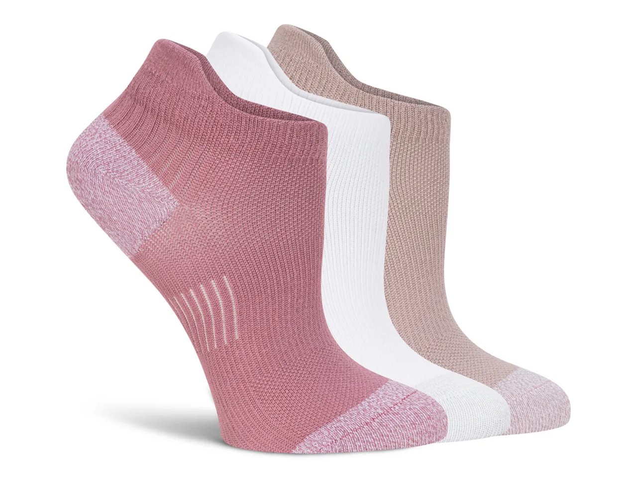 Powder Tab Women's No Show Socks - 3 Pack