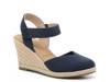 Banner Espadrille Wedge Sandal Navy view