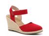 Banner Espadrille Wedge Sandal Red view