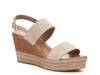 Leuca Wedge Sandal Taupe view