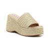 Realize Espadrille Platform Sandal Gold Metallic view