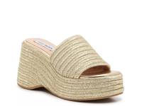 Realize Espadrille Platform Sandal Gold Metallic view